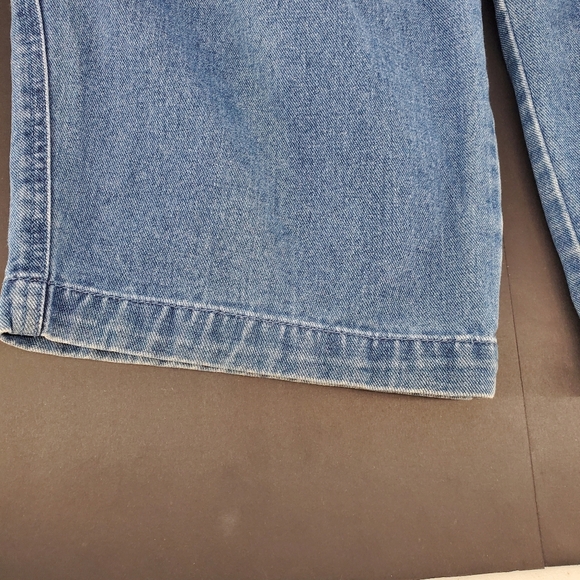 Woman Within Cropped Denim Jeans Size 22WP Petite Elastic Waist - Picture 3 of 12